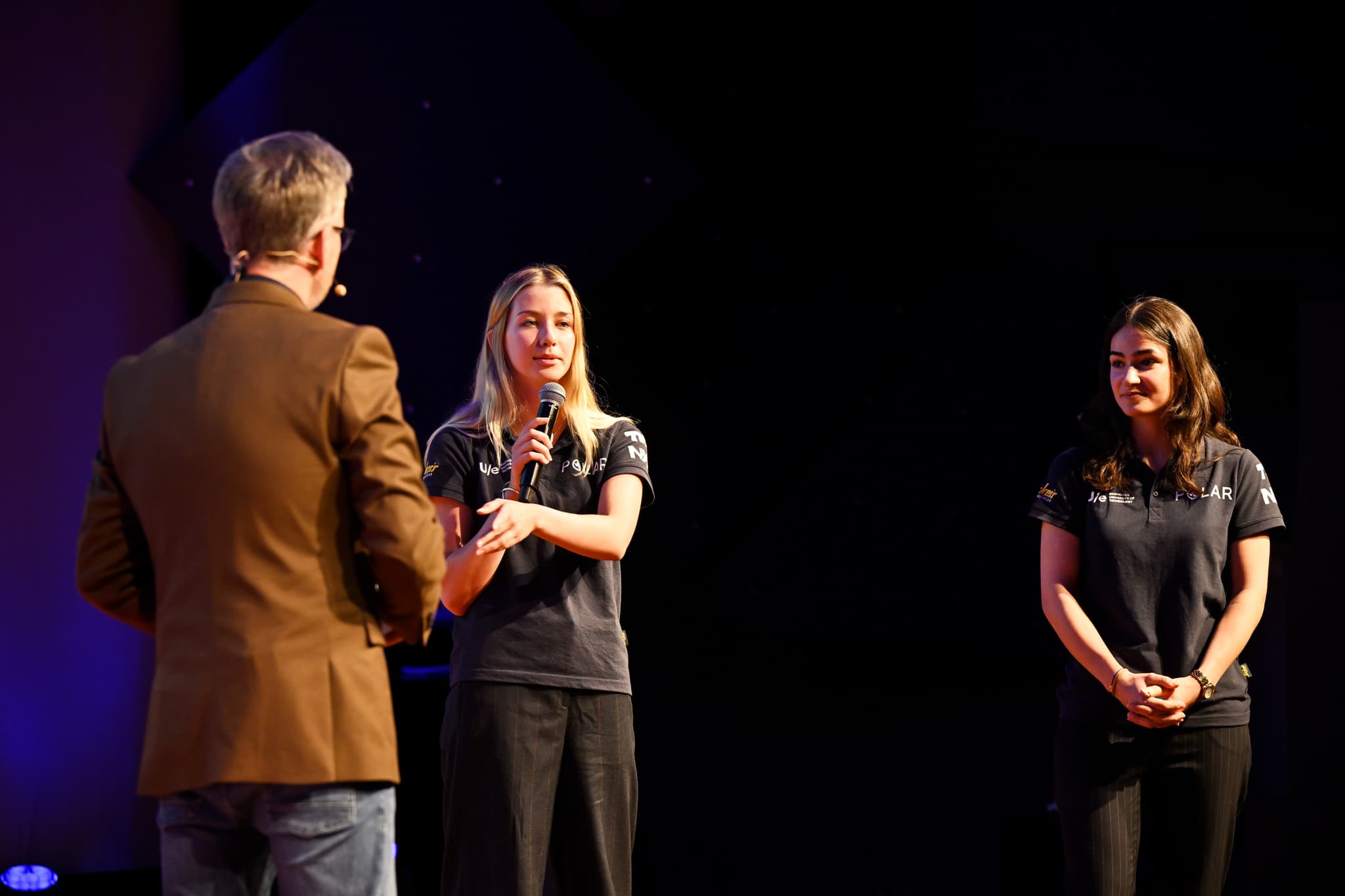 Ece Gungor, Team Manager, and Polina Savelyeva, External Affairs Manager Team Polar